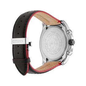 Ανδρικό Ρολόι CITIZEN Eco-Drive με Μαύρο Δερμάτινο Λουράκι SKU-81803