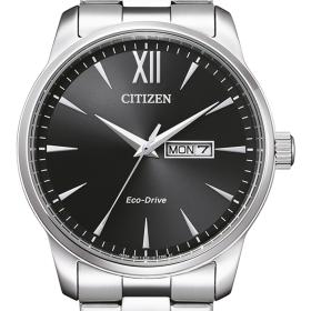 Ανδρικό Ρολόι CITIZEN Eco-Drive με Μαύρο Καντράν SKU-81806