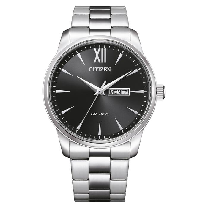 Ανδρικό Ρολόι CITIZEN Eco-Drive με Μαύρο Καντράν SKU-81806