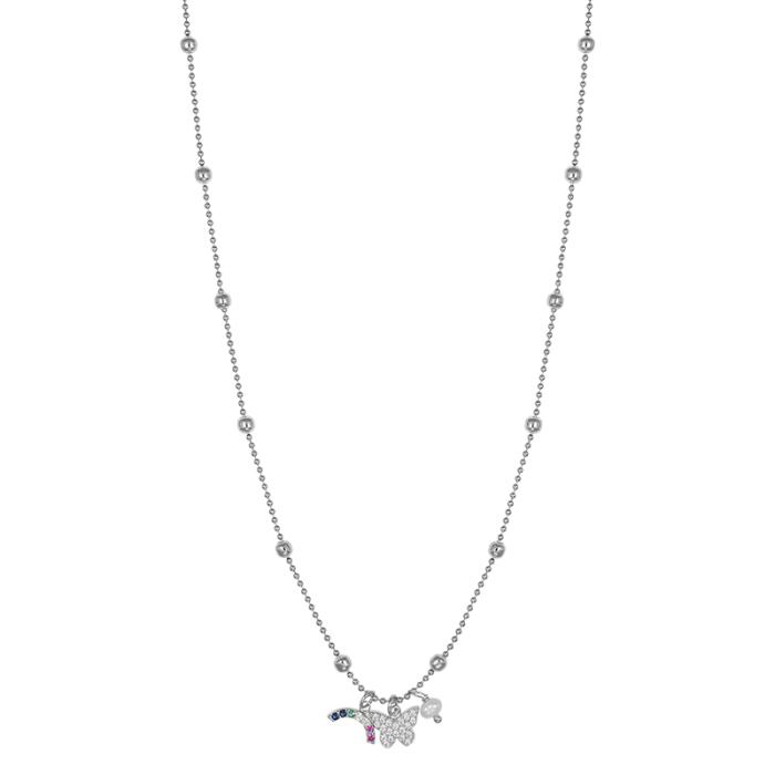 Γυναικείο Κολιέ Ασήμι 925° με Ζιργκόν SKU-82261