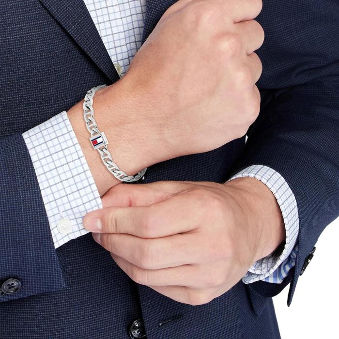 Βραχιόλι Tommy Hilfiger από Ανοξείδωτο Ατσάλι