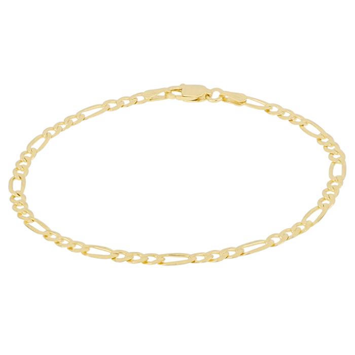 Βραχιόλι Αλυσίδα Ασήμι 925° με Κίτρινο Επιχρύσωμα SKU-82420