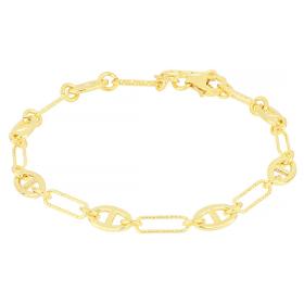 Βραχιόλι Ασήμι 925° με Κίτρινο Επιχρύσωμα SKU-82433