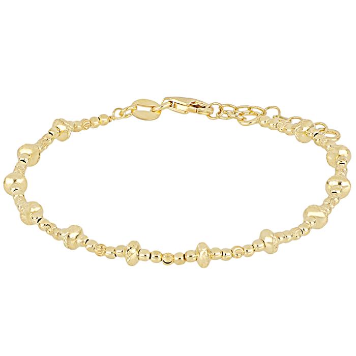 Βραχιόλι Ασήμι 925° με Κίτρινο Επίχρυσο SKU-82434