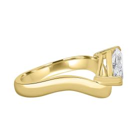 Μονόπετρο Δαχτυλίδι με Marquise Lab Grown Diamond Χρυσός K18 SKU-82523