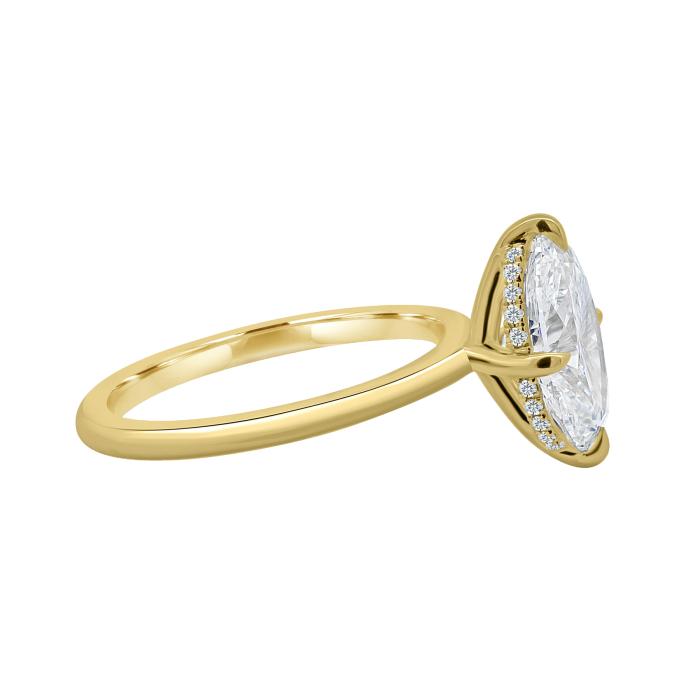 Μονόπετρο Δαχτυλίδι με Lab Grown Διαμάντι Χρυσός K18 SKU-82527