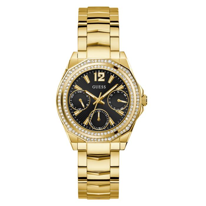 GUESS Ritzy Γυναικείο Ρολόι με Μαύρο Καντράν SKU-82541
