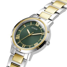Γυναικείο Ρολόι GUESS Dawn με Πράσινο Καντράν SKU-82542