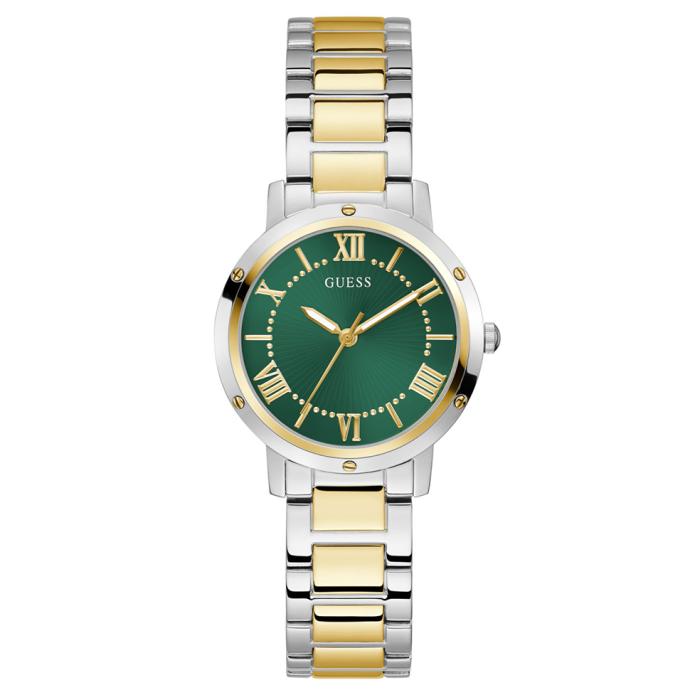 Γυναικείο Ρολόι GUESS Dawn με Πράσινο Καντράν SKU-82542