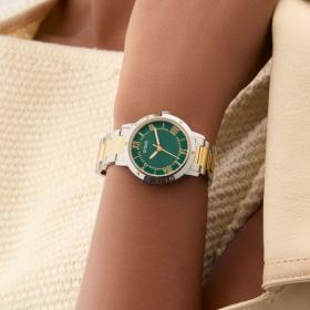 Γυναικείο Ρολόι GUESS Dawn με Πράσινο Καντράν SKU-82542