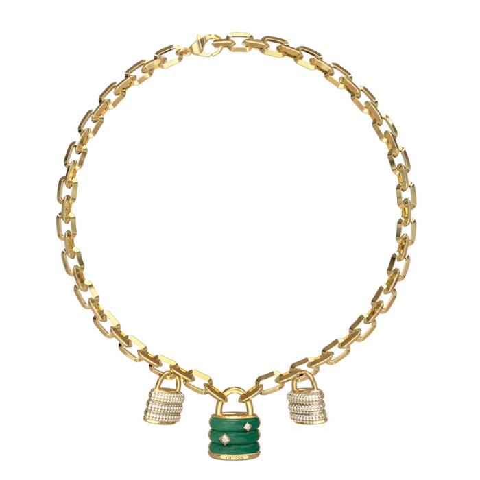 Γυναικείο Κολιέ GUESS My Secret Ανοξείδωτο Ατσάλι & Ζιργκόν SKU-82579