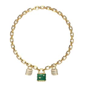 Γυναικείο Κολιέ GUESS My Secret Ανοξείδωτο Ατσάλι & Ζιργκόν SKU-82579