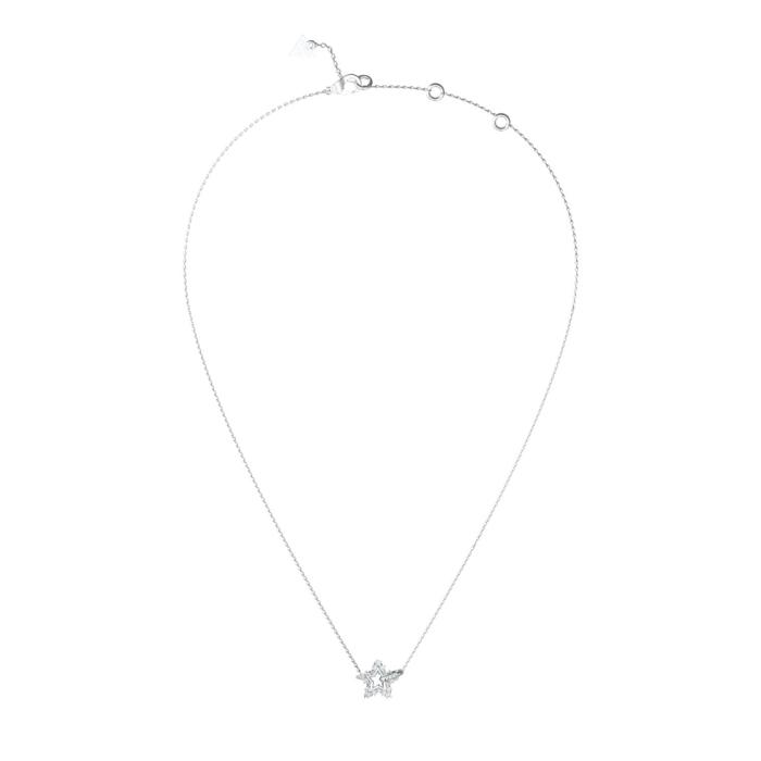 Γυναικείο Κολιέ GUESS Iconique Ανοξείδωτο Ατσάλι & Ζιργκόν SKU-82584