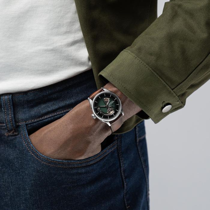 Ανδρικό Αυτόματο Ρολόι HAMILTON Jazzmaster Open Heart SKU-82589