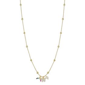 Γυναικείο Κολιέ Ασήμι 925° με Ζιργκόν SKU-82259