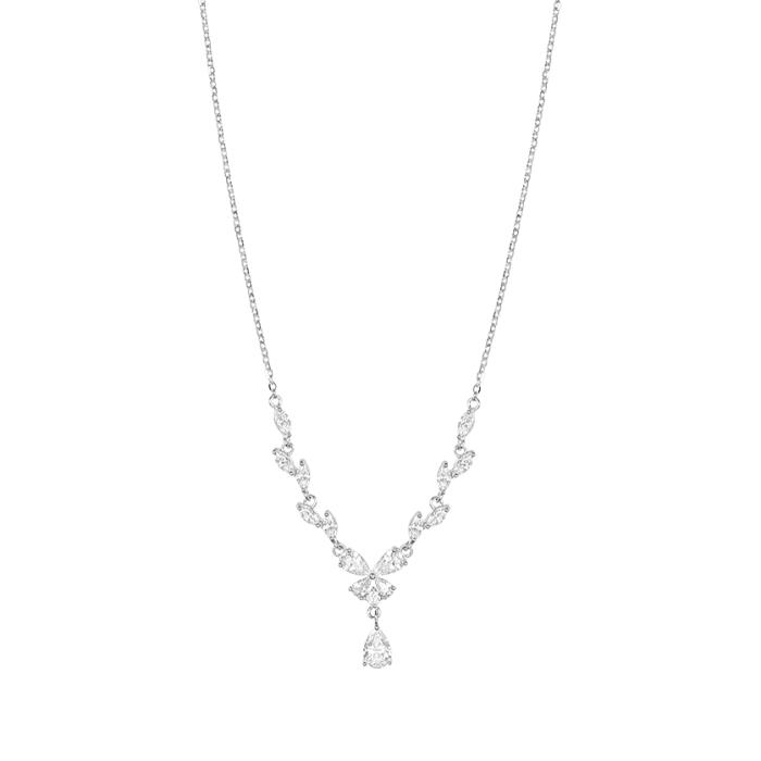 Γυναικείο Κολιέ Ασήμι 925° με Ζιργκόν SKU-82269