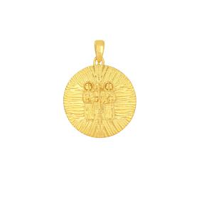 Παιδικό Φυλαχτό Κωνσταντινάτο Διπλής Όψεως Χρυσός K9 SKU-82738