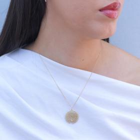 Μενταγιόν σε Αρχαιοελληνικό Ύφος Χρυσός K9 SKU-82097