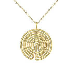 Μενταγιόν σε Αρχαιοελληνικό Ύφος Χρυσός K9 SKU-82097