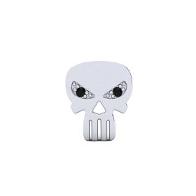 Μονό Ανδρικό Σκουλαρίκι με Μαύρα Διαμάντια σε Λευκόχρυσο Κ9 | Μοντέρνο Σχέδιο SKU-82925