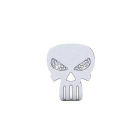 Μονό Σκουλαρίκι Ανδρικό με Διαμάντια Λευκόχρυσος K9 SKU-82924