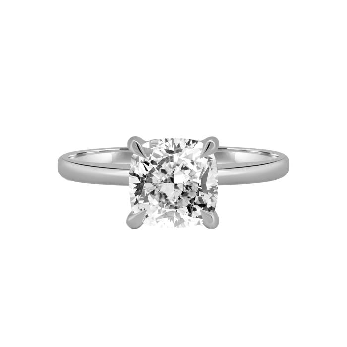 Μονόπετρο Δαχτυλίδι Λευκόχρυσος K18 με Lab Grown Διαμάντι SKU-82534