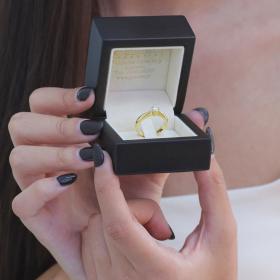 Μονόπετρο Δαχτυλίδι με Διαμάντι Χρυσός  K18 SKU-82121