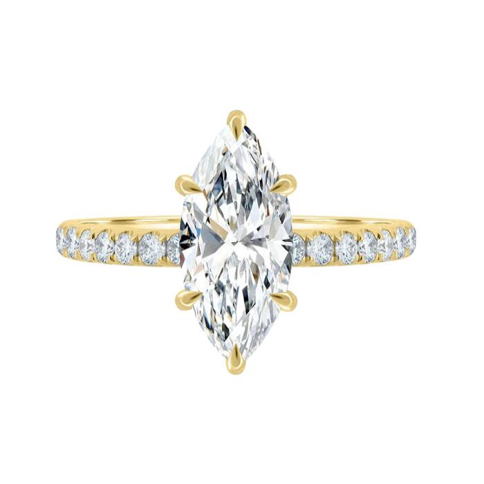 Μονόπετρο Δαχτυλίδι με Lab Grown Διαμάντια Χρυσός Κ18 SKU-82543