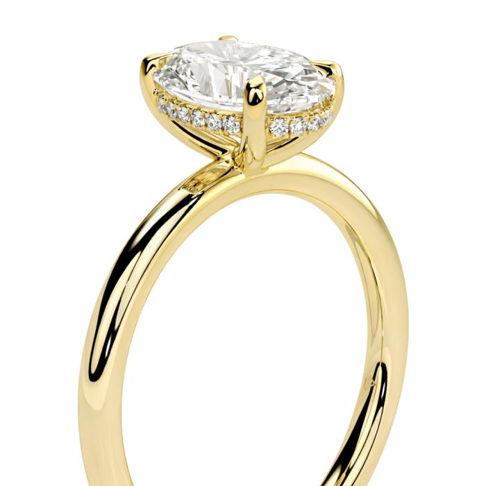 Μονόπετρο Δαχτυλίδι με Lab Grown Diamond Χρυσός K18 SKU-82559