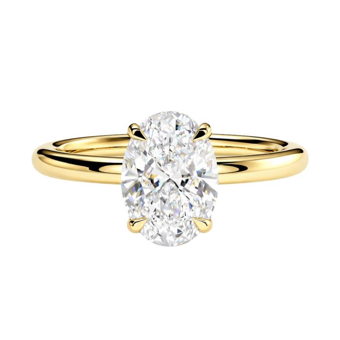 Μονόπετρο Δαχτυλίδι με Lab Grown Diamond Χρυσός K18 SKU-82559