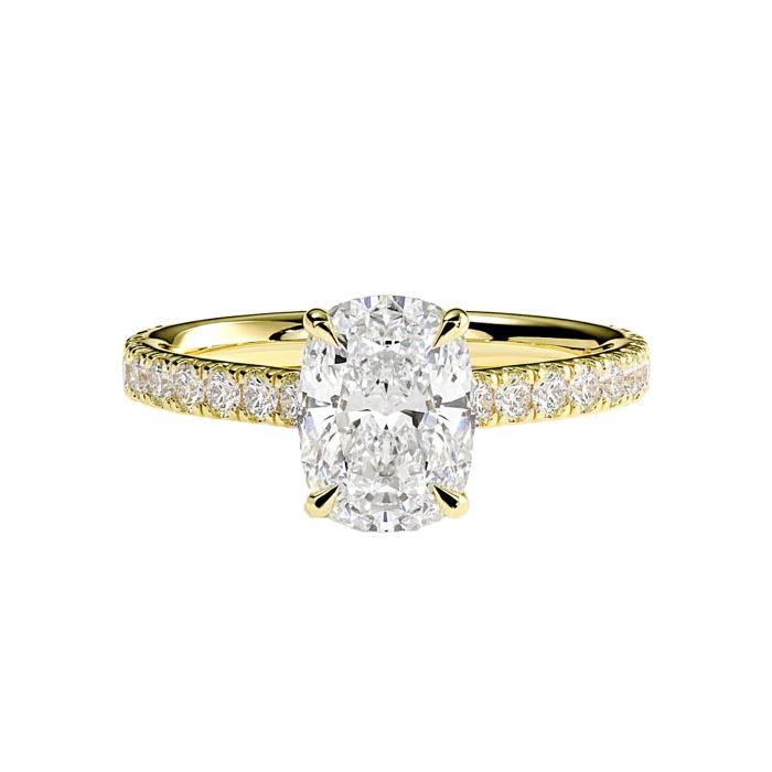 Μονόπετρο Δαχτυλίδι Χρυσός K18 με Lab Grown Διαμάντια SKU-82539