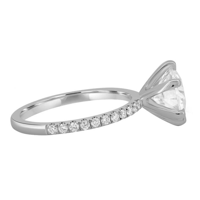 Μονόπετρο Δαχτυλίδι με Lab Grown Διαμάντι Λευκόχρυσος K18 SKU-82530