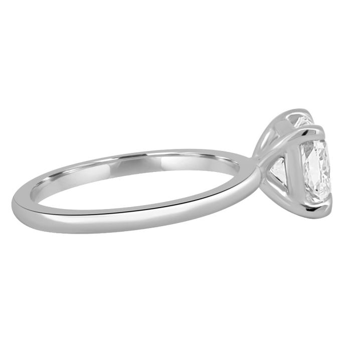 Μονόπετρο Δαχτυλίδι Λευκόχρυσος K18 με Lab Grown Διαμάντι SKU-82534