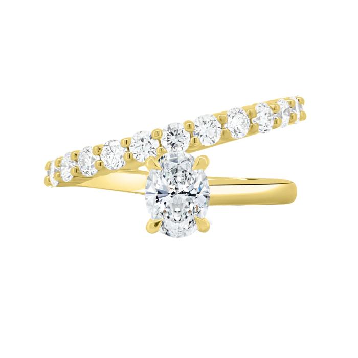 Μονόπετρο Δαχτυλίδι με Lab Grown Διαμάντια Χρυσός K18 SKU-82535