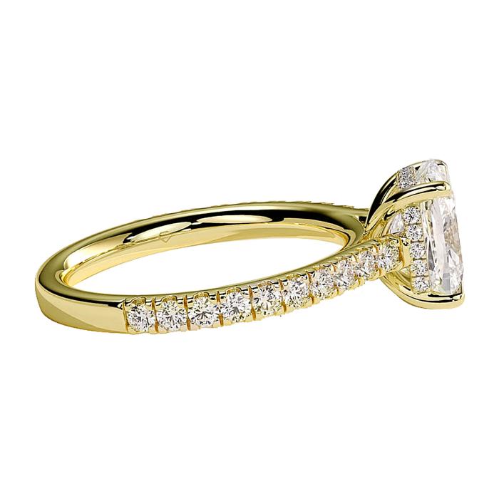 Μονόπετρο Δαχτυλίδι Χρυσός K18 με Lab Grown Διαμάντια SKU-82539