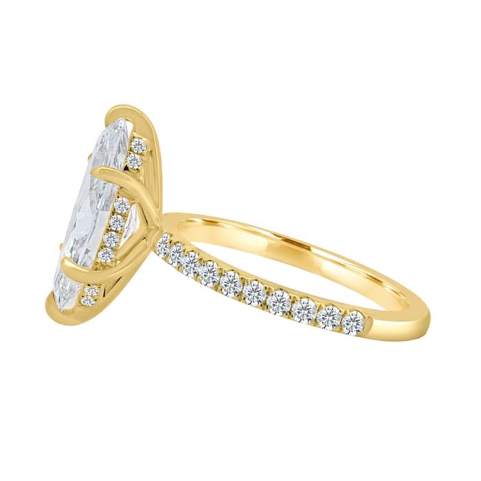 Μονόπετρο Δαχτυλίδι με Lab Grown Διαμάντια Χρυσός Κ18 SKU-82543