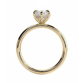 Μονόπετρο Δαχτυλίδι με Lab Grown Diamond Marquise Χρυσός K18 SKU-82549