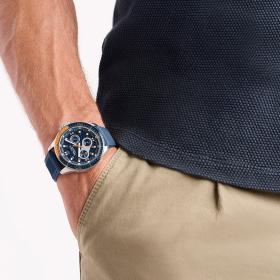 Ανδρικό Ρολόι NAUTICA Windrose με Μπλέ Καντράν SKU-82778