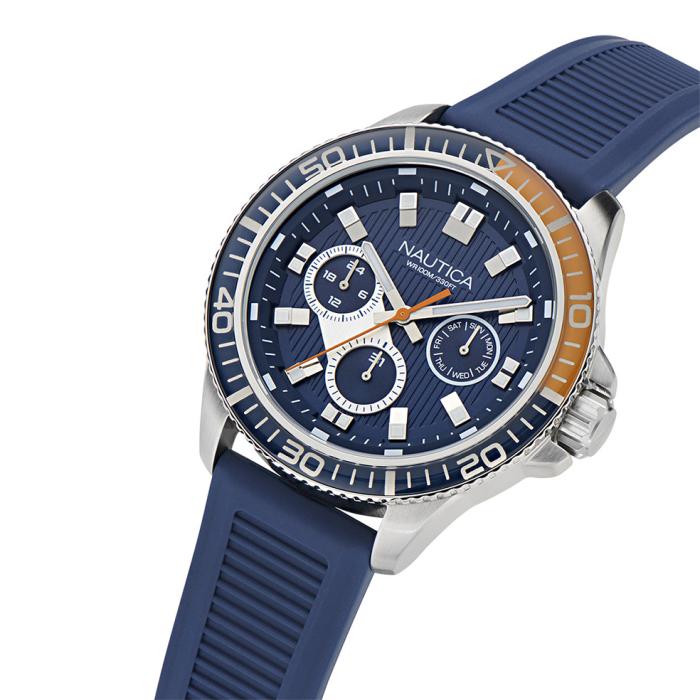 Ανδρικό Ρολόι NAUTICA Windrose με Μπλέ Καντράν SKU-82778