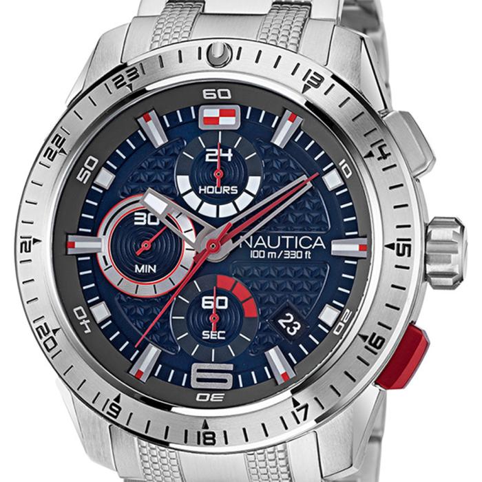 Ανδρικό Ρολόι NAUTICA NST 101 με Μπλέ Καντράν SKU-82780