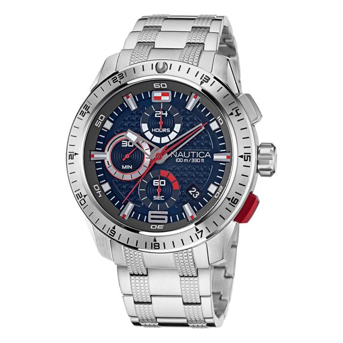 Ανδρικό Ρολόι NAUTICA NST 101 με Μπλέ Καντράν SKU-82780