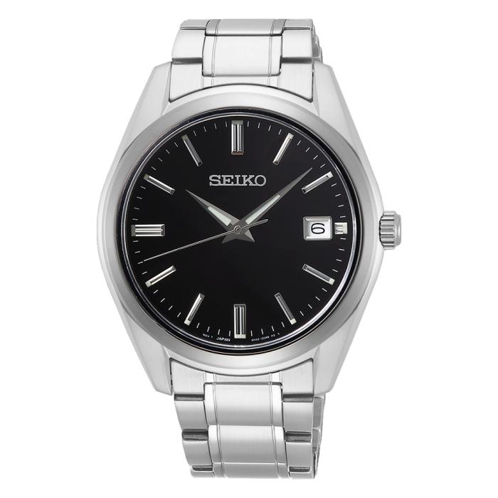 Ανδρικό Ρολόι SEIKO Conceptual με Μαύρο Καντράν SKU-82793