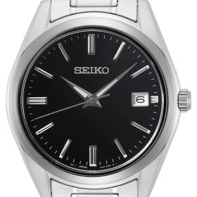 Ανδρικό Ρολόι SEIKO Conceptual με Μαύρο Καντράν SKU-82793