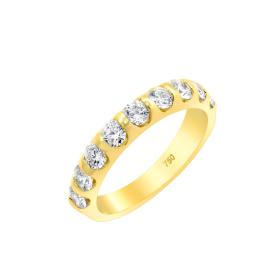 Σειρέ Ολόβερο Δαχτυλίδι Χρυσός  K18 με Διαμάντια SKU-82119
