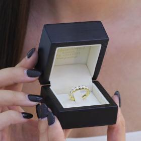 Σειρέ Ολόβερο Δαχτυλίδι Χρυσός  K18 με Διαμάντια SKU-82119