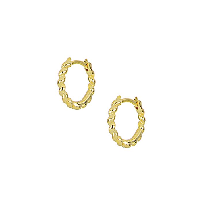 Σκουλαρίκια Κρίκοι Ασήμι 925° με Λουστρέ Φινίρισμα SKU-82375