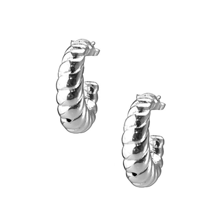 Σκουλαρίκια Κρίκοι Ασήμι 925° SKU-82292