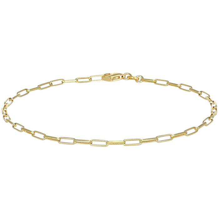 Βραχιόλι Αλυσίδα Ασήμι 925° με Κίτρινο Επιχρύσωμα SKU-82416