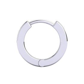 Σκουλαρίκι Μονό Κρίκος για Άνδρες Χρυσός K9 με Διαμάντια SKU-82915