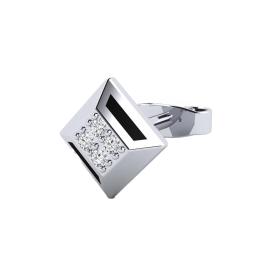 Ανδρικό Σκουλαρίκι Μονό με Διαμάντια Λευκόχρυσος K9 SKU-82926